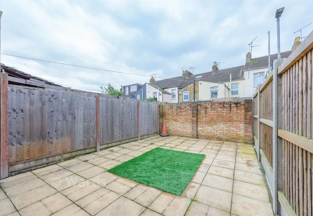 Rear Garden - Windmill Road, Gillingham, Kent - Wards of Kent