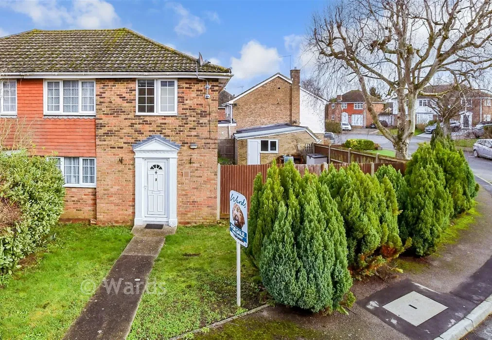 Front Elevation (Brochure) - Adam Close, Coxheath, Maidstone, Kent - Wards of Kent