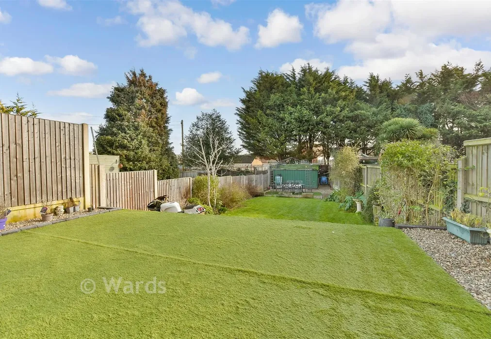 Rear Garden - Chalkwell Road, Sittingbourne, Kent - Wards of Kent