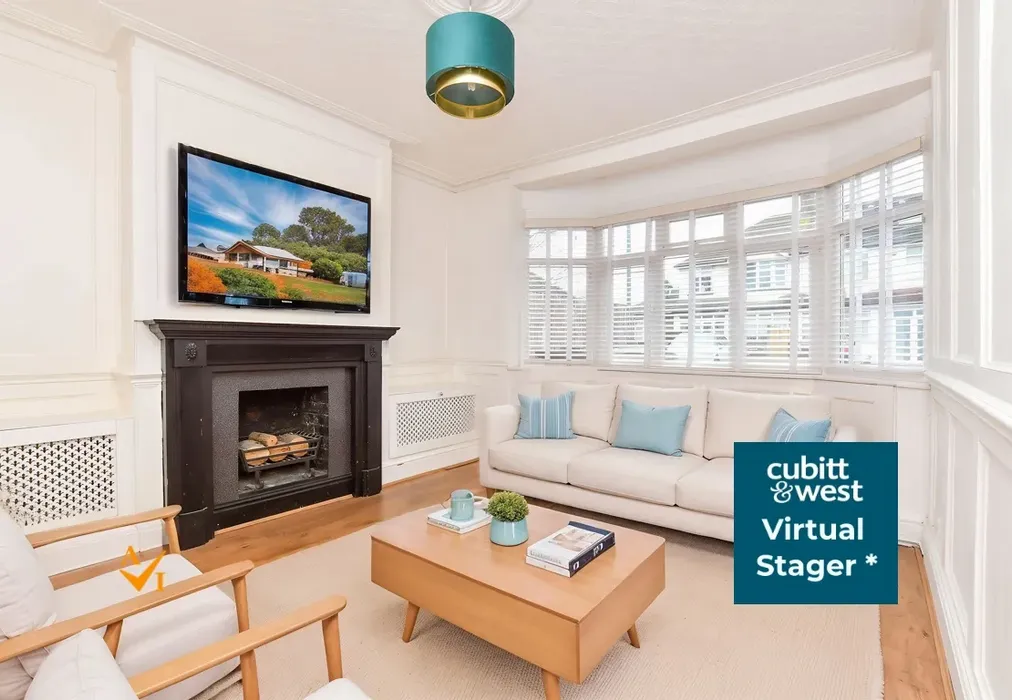 Living Room (Contemporary style) - Hindhead Way, Wallington, Surrey - Wards of Kent