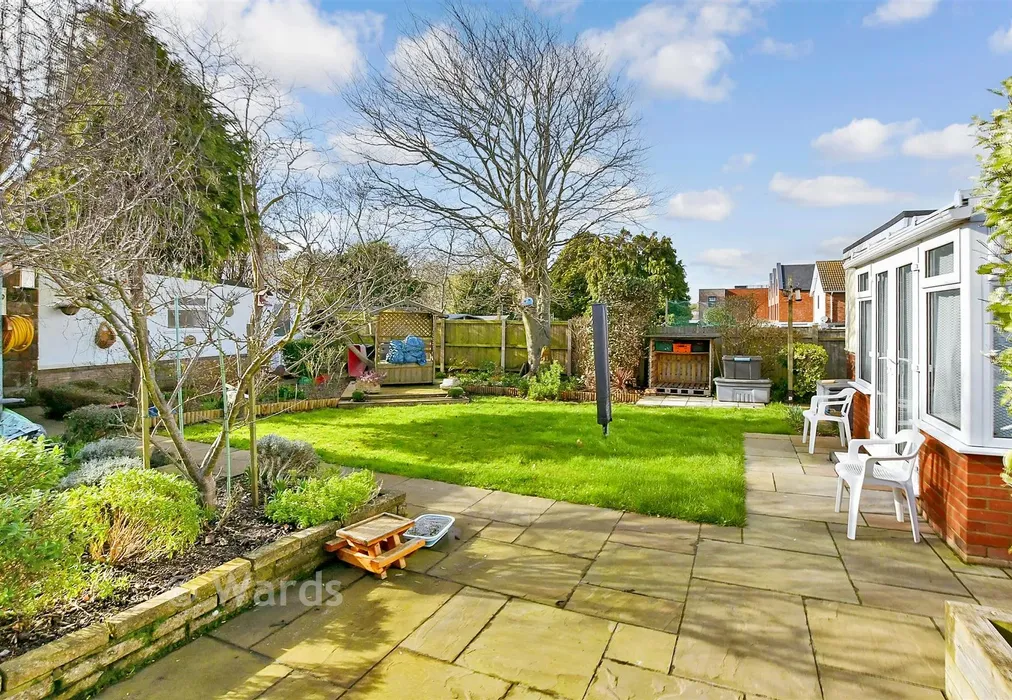 Rear Garden - Northdown Road, Margate, Kent - Wards of Kent
