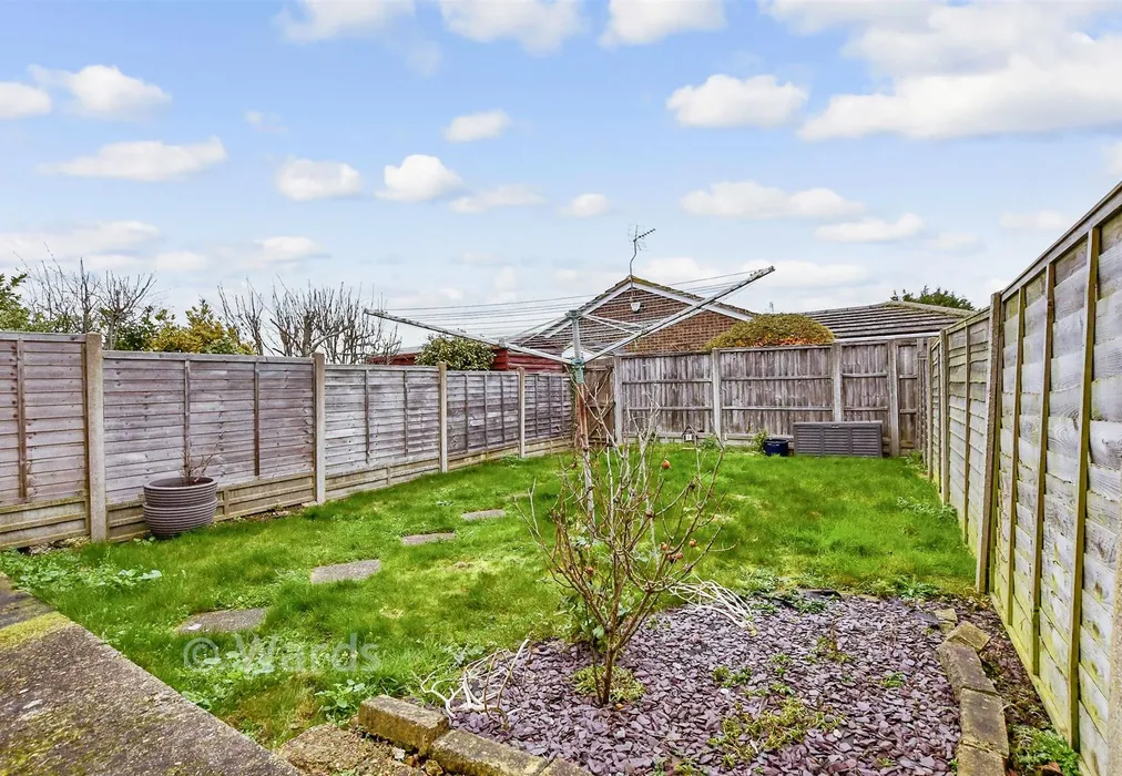 Rear Garden - Lindridge Close, Herne Bay, Kent - Wards of Kent