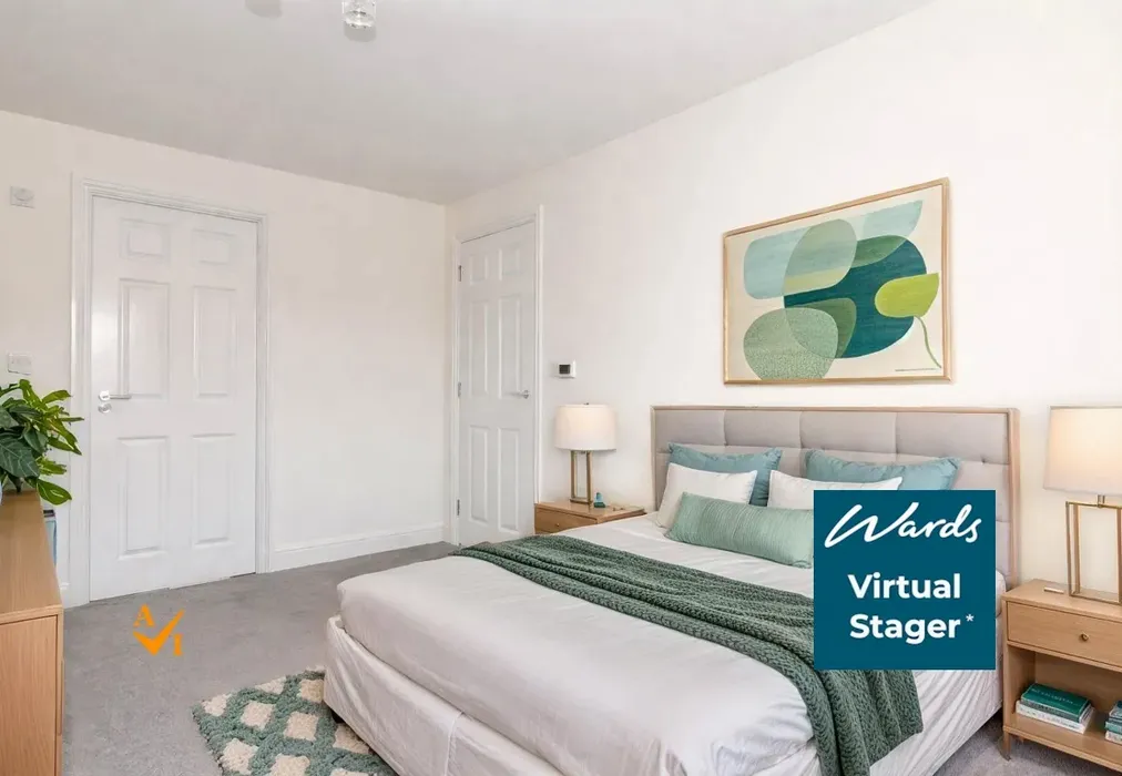 Bedroom 2 (Contemporary style) - Nursery Gardens, Faversham, Kent - Wards of Kent