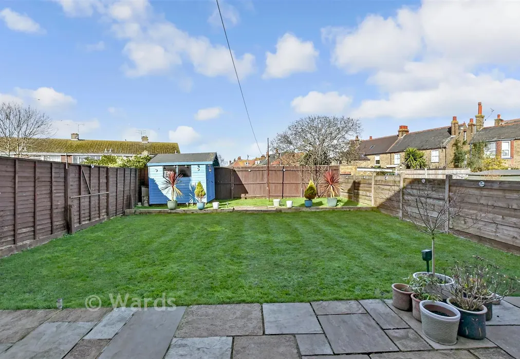 Rear Garden - Laleham Road, Margate, Kent - Wards of Kent