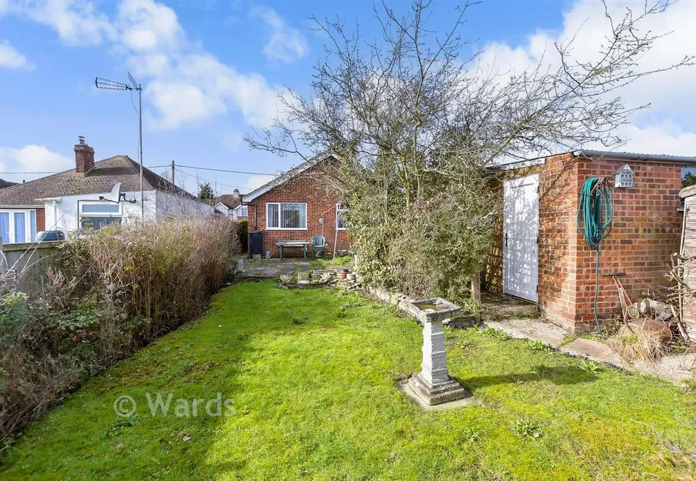 Rear Garden - South Street, South Tankerton, Whitstable, Kent - Wards of Kent