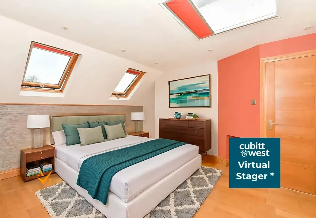 Bedroom 1 (Modern style) - Carden Avenue, Patcham, Brighton, East Sussex - Wards of Kent