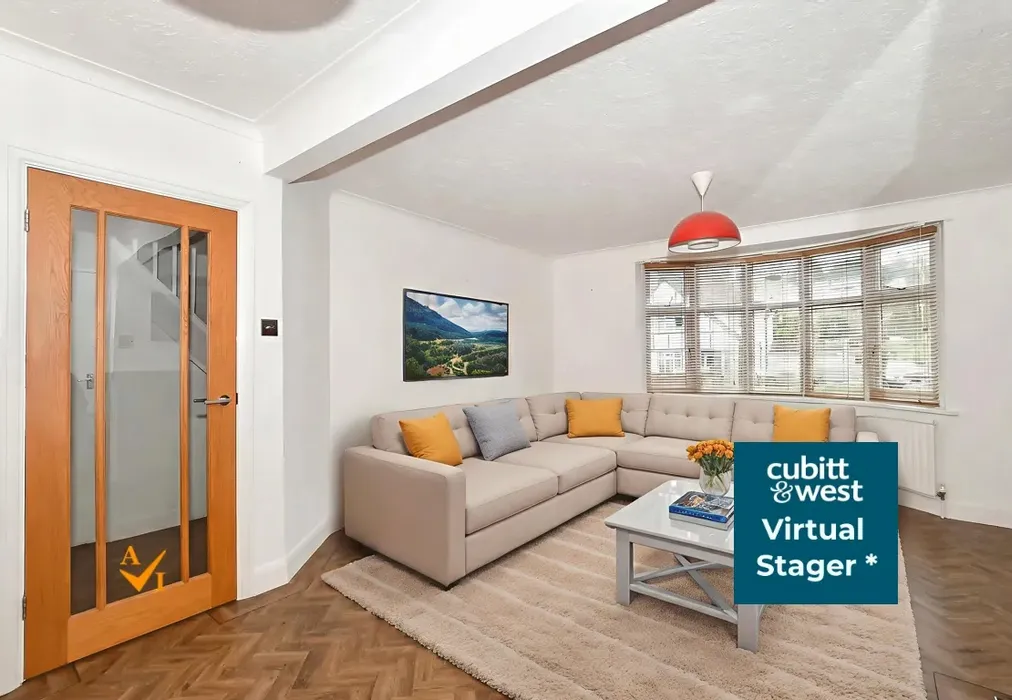 Lounge (Contemporary style) - Carden Avenue, Patcham, Brighton, East Sussex - Wards of Kent