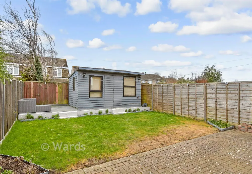 Rear Garden - Goodwood Crescent, Singlewell, Gravesend, Kent - Wards of Kent