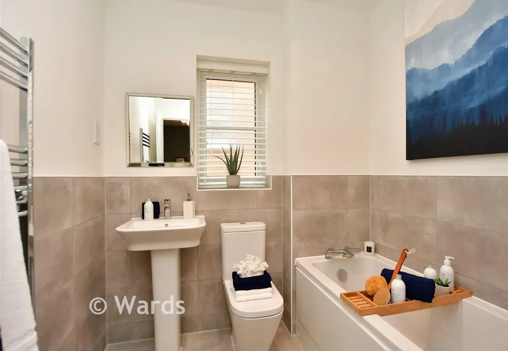 Bathroom Example - Blake Gardens, Scocles Road, Minster On Sea, Sheerness, Kent - Wards of Kent