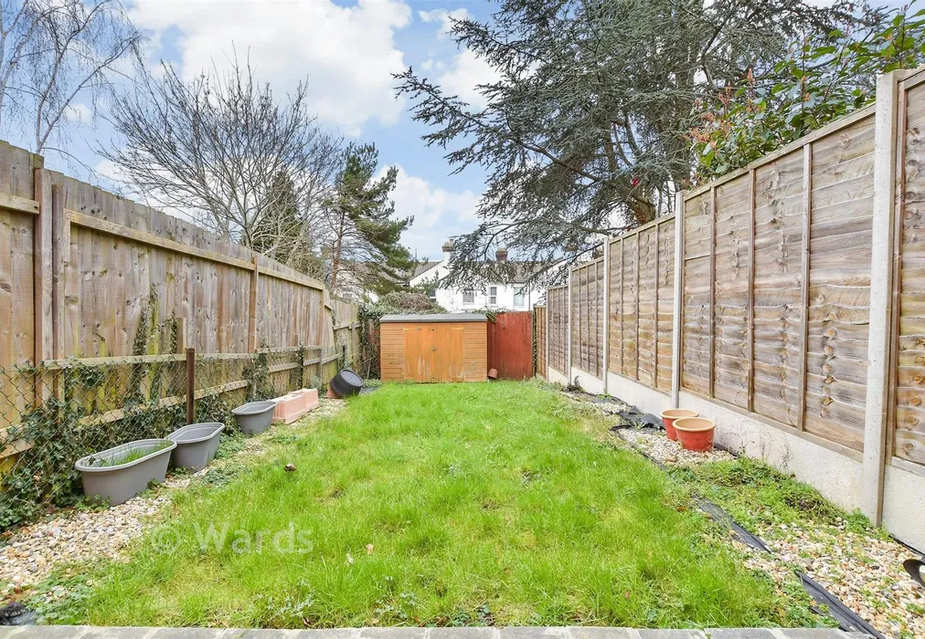 Rear Garden - Stagshaw Close, Maidstone, Kent - Wards of Kent