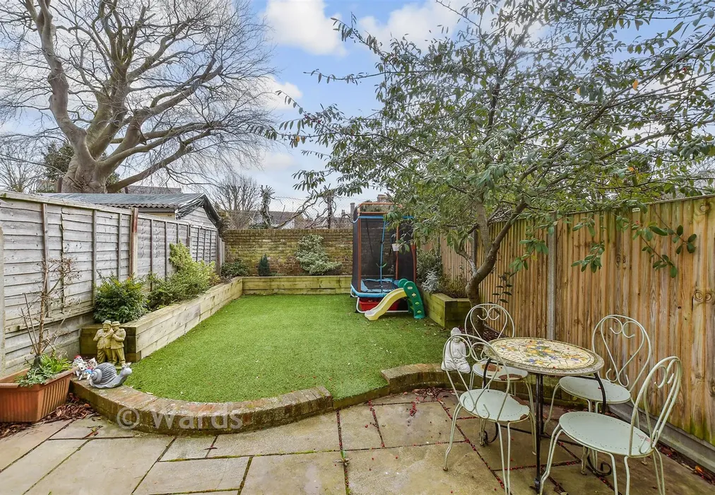 Rear Garden - Bank Street, Herne Bay, Kent - Wards of Kent