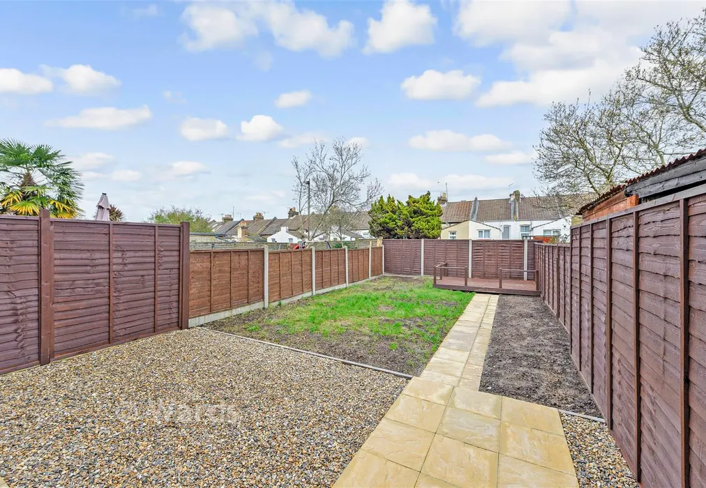 Rear Garden - Strover Street, Gillingham, Kent - Wards of Kent