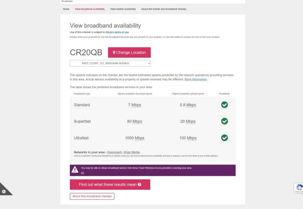 Broadband - Braemar Avenue, South Croydon CR2 - Wards of Kent