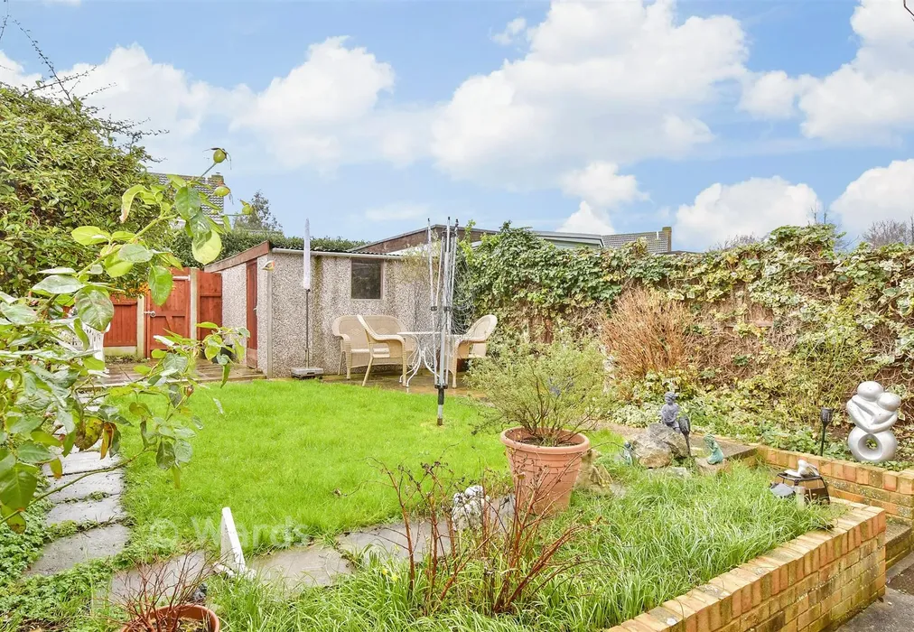 Rear Garden - Beechings Way, Rainham, Gillingham, Kent - Wards of Kent