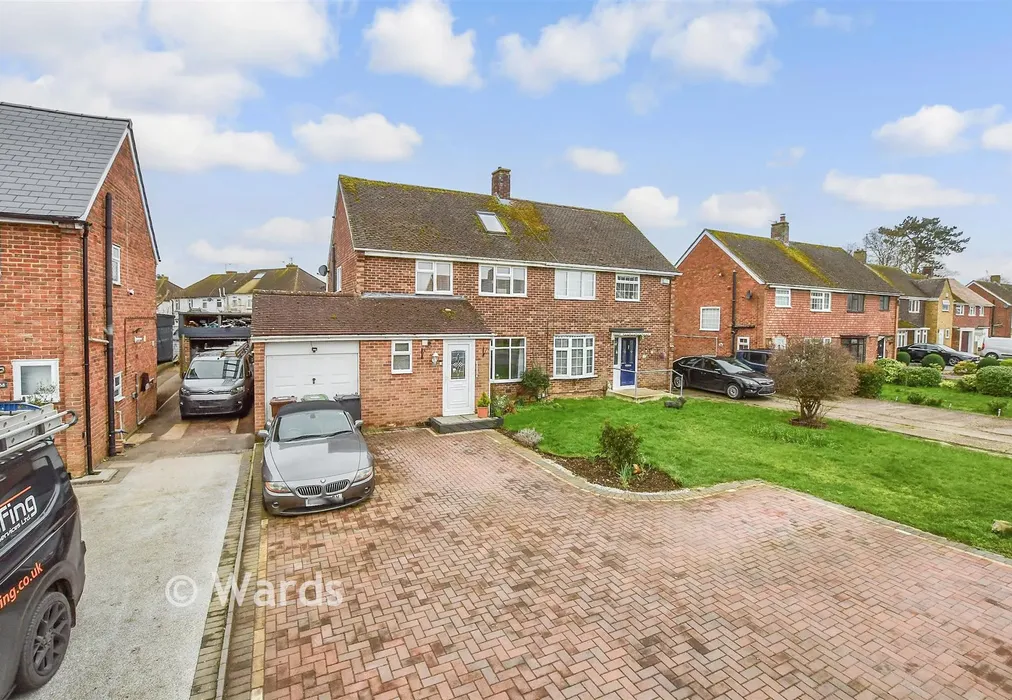 Front Elevation (Web) - Laburnum Drive, Larkfield, Aylesford, Kent - Wards of Kent
