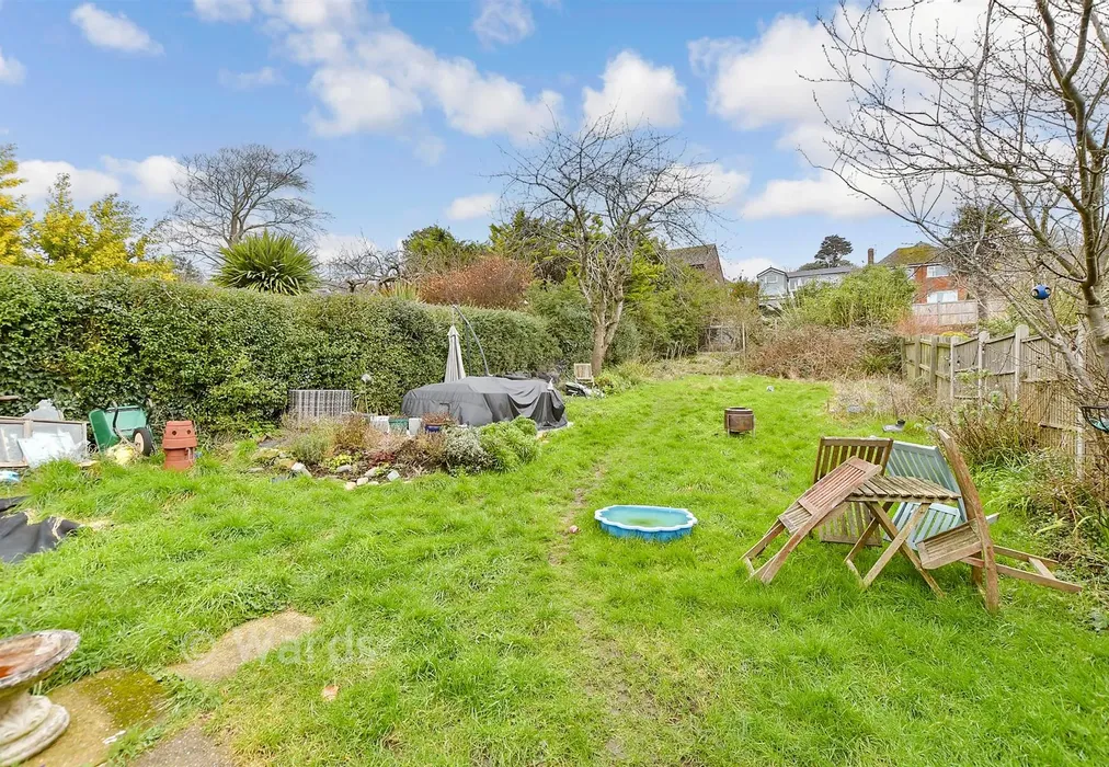 Rear Garden - Seabrook Road, Hythe, Kent - Wards of Kent