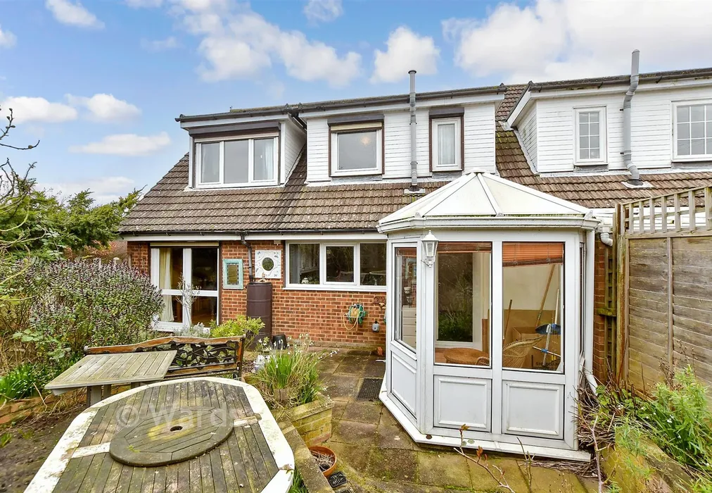 Rear Elevation - Downs Road, East Studdal, Dover, Kent - Wards of Kent