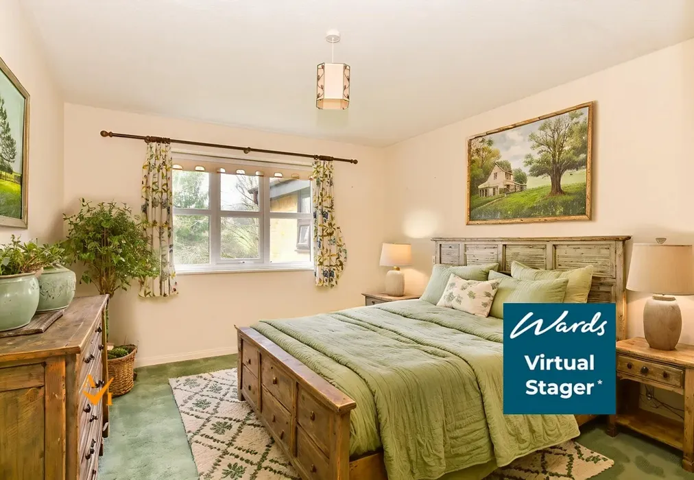 Bedroom 1 (Farmhouse style) - Old Mill Close, Eynsford, Kent - Wards of Kent