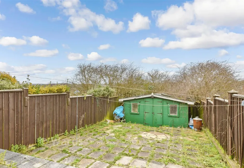 Rear Garden - Beacon Road, Chatham, Kent - Wards of Kent