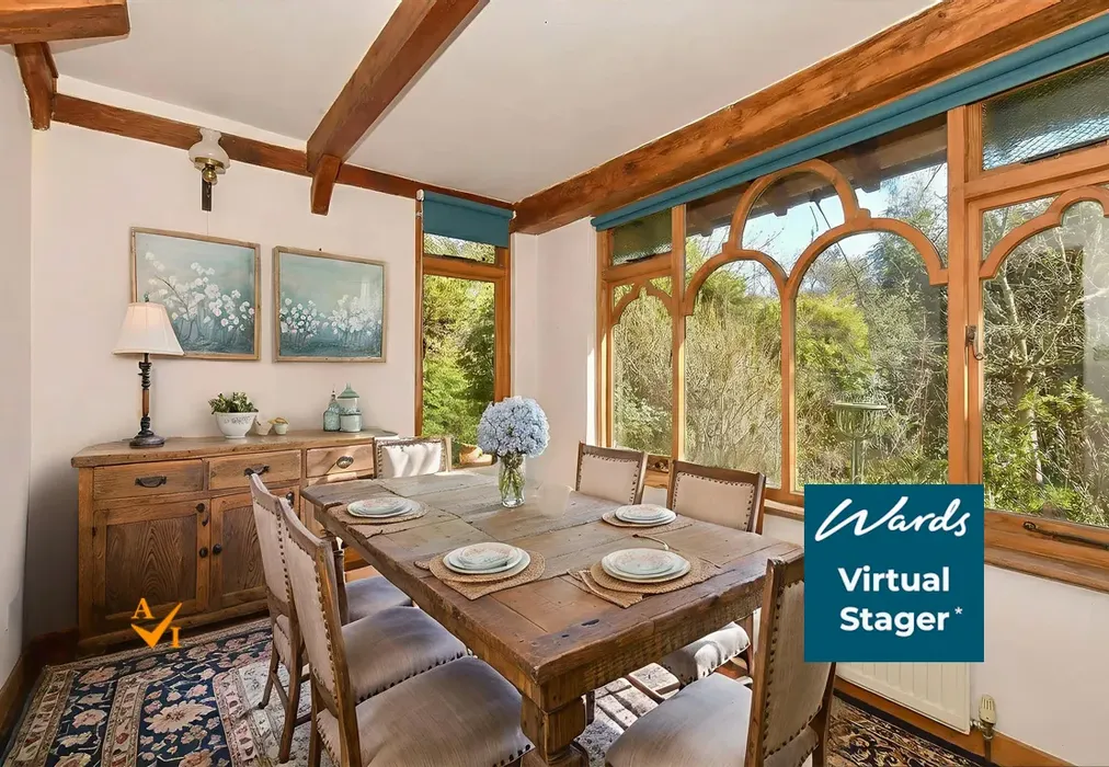 Dining Room (Farmhouse style) - Pilgrims Lane, Chilham, Canterbury, Kent - Wards of Kent