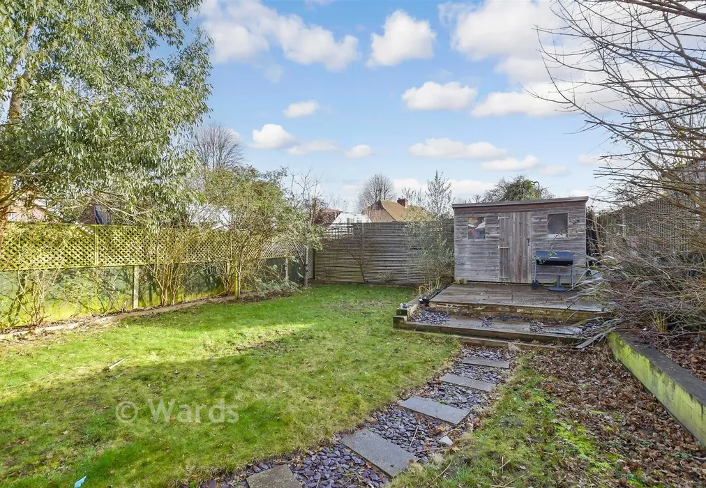 Rear Garden - Sutton Road, Maidstone, Kent - Wards of Kent