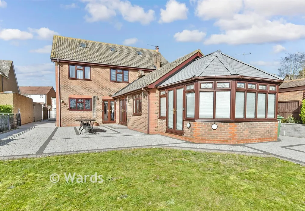 Rear Elevation - Minster Road, Minster On Sea, Sheerness, Kent - Wards of Kent