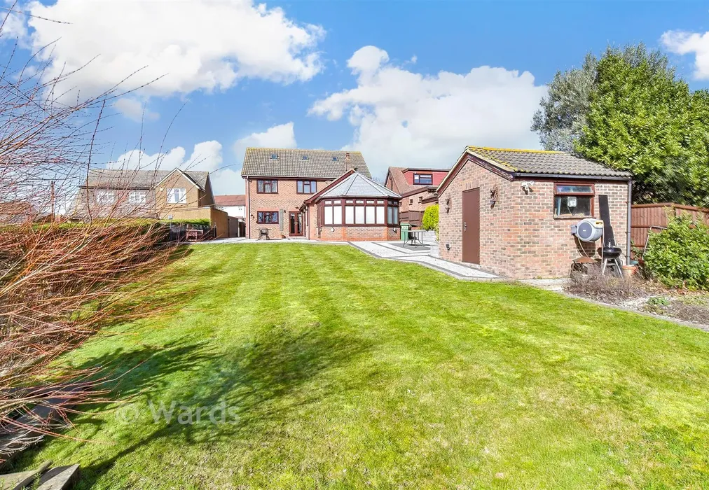Rear Garden - Minster Road, Minster On Sea, Sheerness, Kent - Wards of Kent