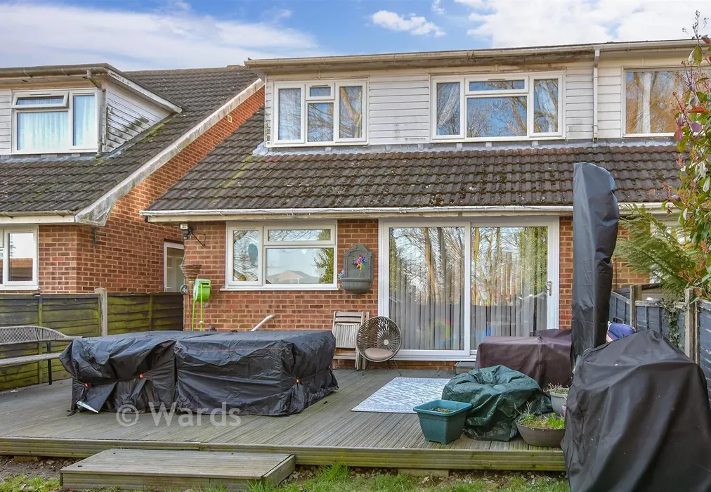 Rear Elevation - Rugby Close, Walderslade, Chatham, Kent - Wards of Kent