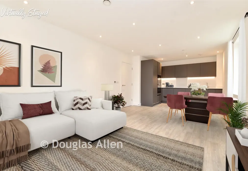 Staged Louge Kitchen Diner - Dagenham Green, Kent Avenue, Dagenham, Essex - Wards of Kent