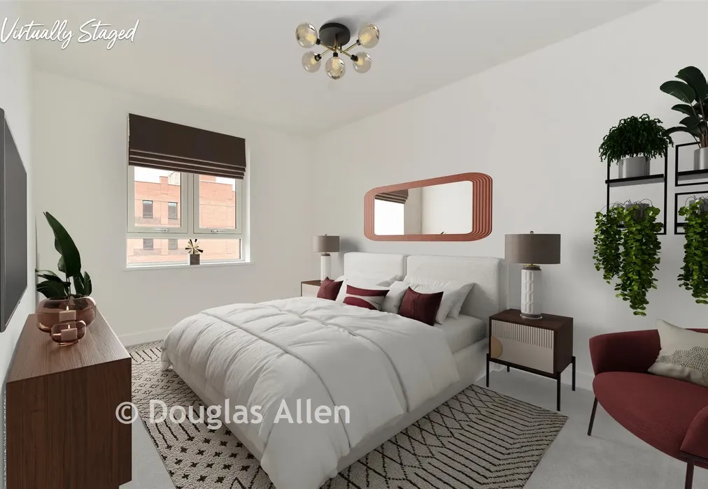 Staged Bedroom 2 - Dagenham Green, Kent Avenue, Dagenham, Essex - Wards of Kent