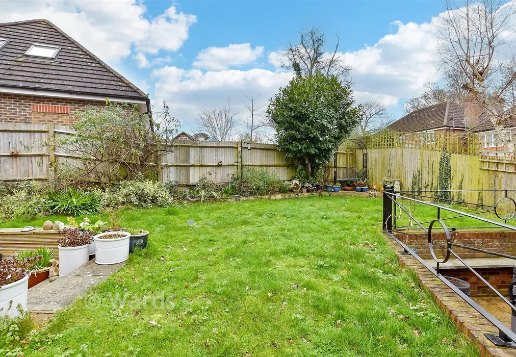 Rear Garden - St. Francis Close, Penenden Heath, Maidstone, Kent - Wards of Kent