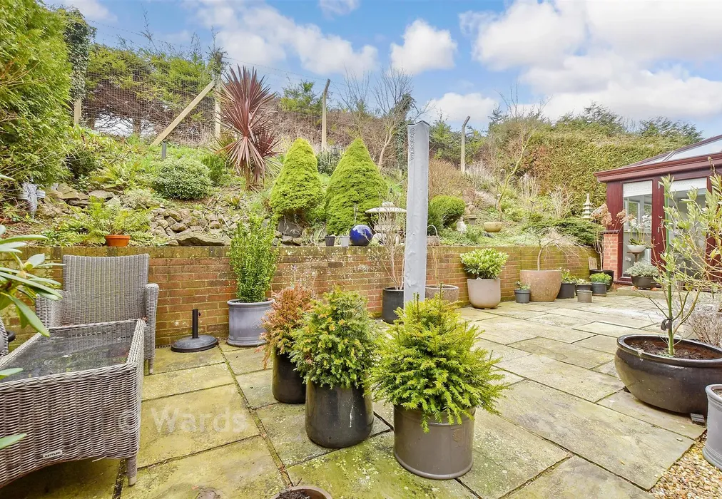 Rear Garden - Elms Vale, Dover, Kent - Wards of Kent