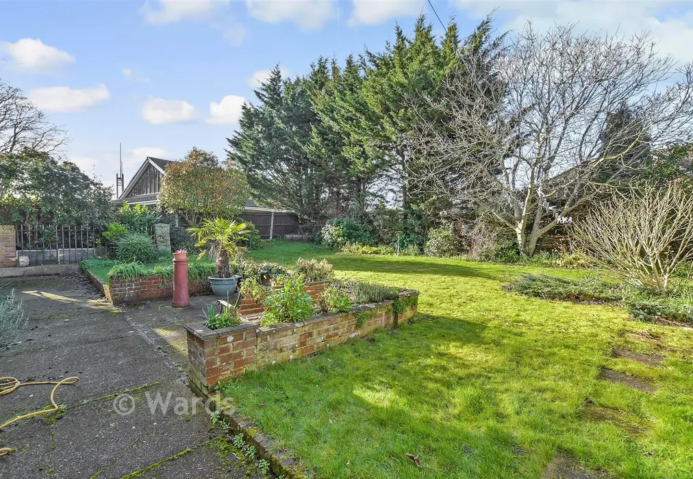 Rear Garden - Dover Road, Deal, Kent - Wards of Kent