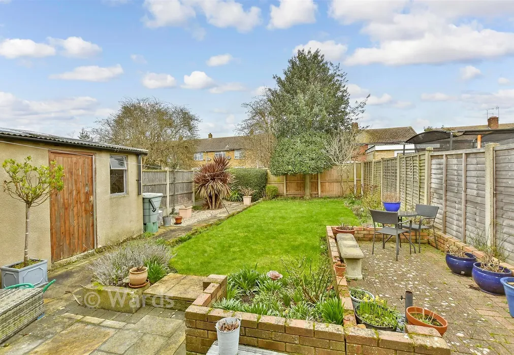 Rear Garden - Dean Road, Sittingbourne, Kent - Wards of Kent
