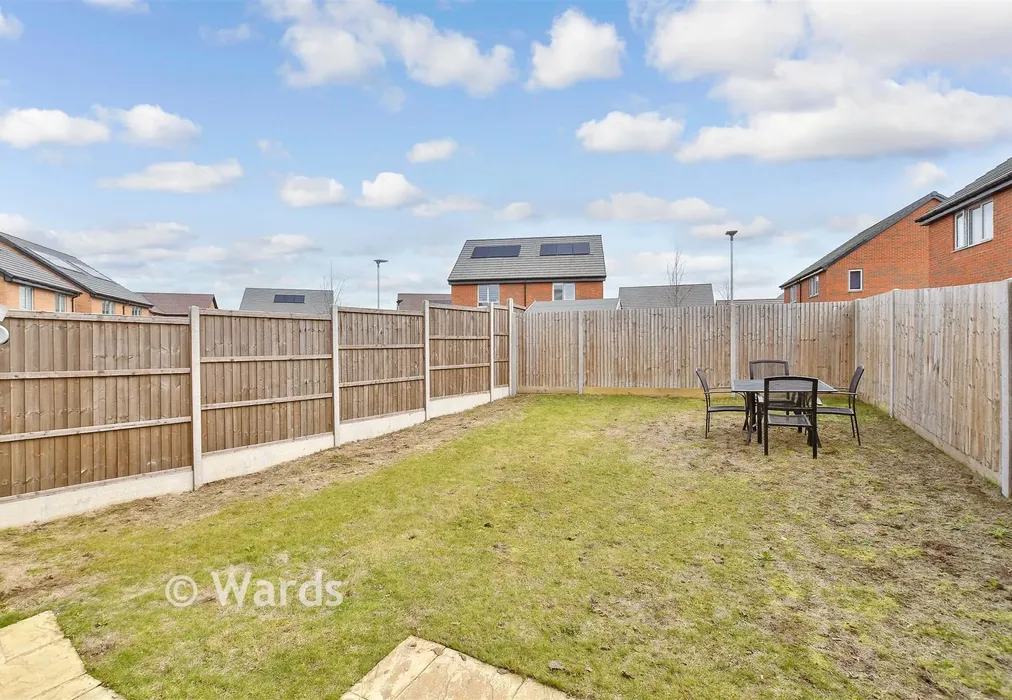 Rear Garden - Hawthornden Street, Herne Bay, Kent - Wards of Kent
