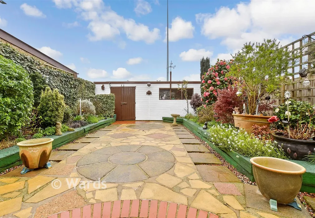 Rear Garden - Charles Road, Deal, Kent - Wards of Kent