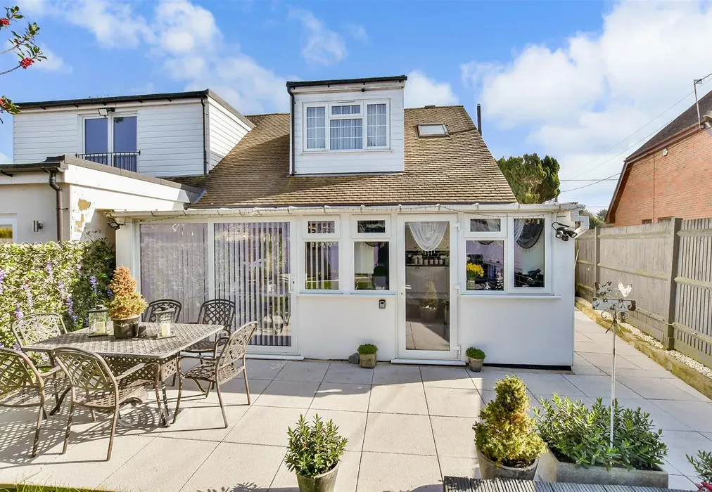Rear Elevation - Hever Avenue, West Kingsdown, Sevenoaks, Kent - Wards of Kent