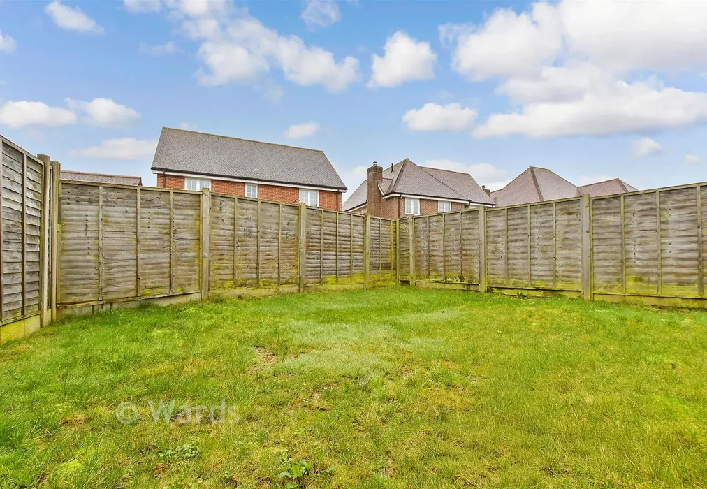 Rear Garden - Augustine Drive, Finberry, Ashford, Kent - Wards of Kent