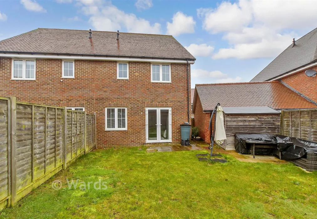 Rear Elevation - Augustine Drive, Finberry, Ashford, Kent - Wards of Kent