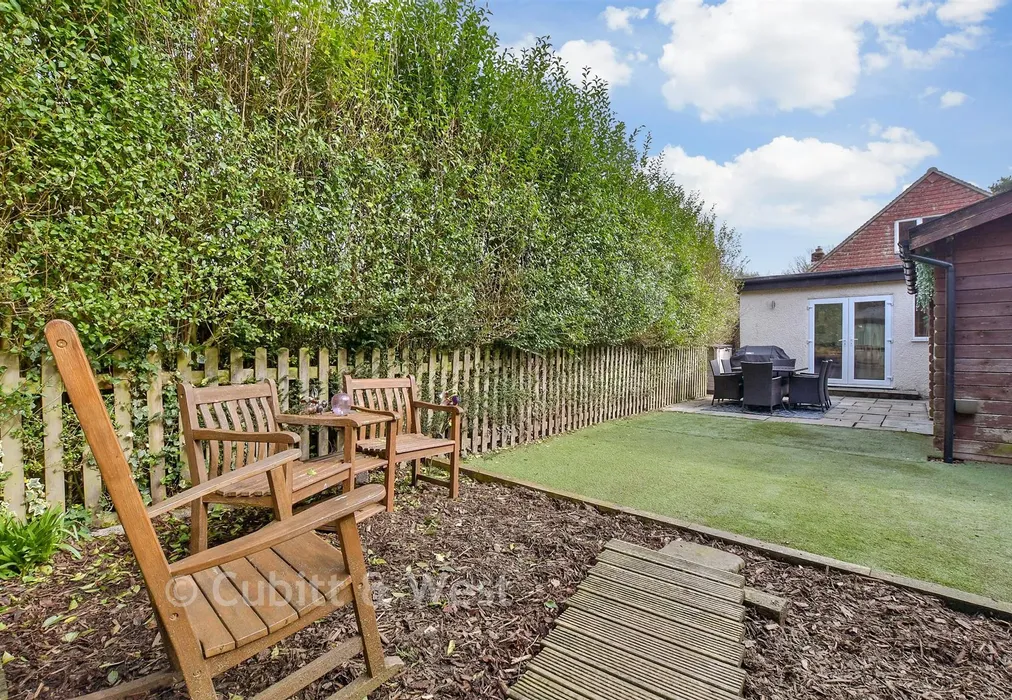 Rear Garden - The Green, Dorking Road, Tadworth, Surrey - Wards of Kent