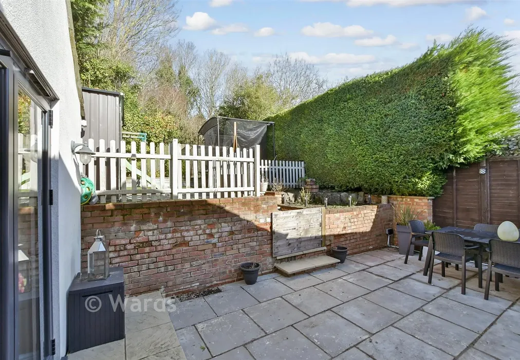 Rear Garden - Out Elmstead Lane, Barham, Canterbury, Kent - Wards of Kent