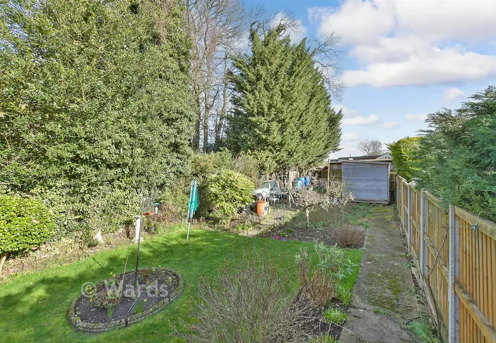 Rear Garden - Fairview Avenue, Wigmore, Gillingham, Kent - Wards of Kent