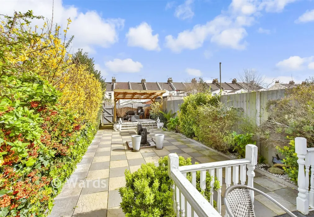 Rear Garden - Rock Avenue, Gillingham, Kent - Wards of Kent