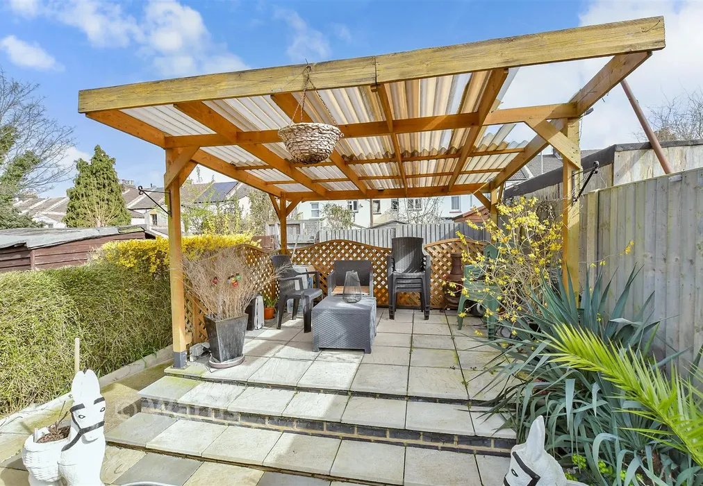 Rear Garden - Rock Avenue, Gillingham, Kent - Wards of Kent