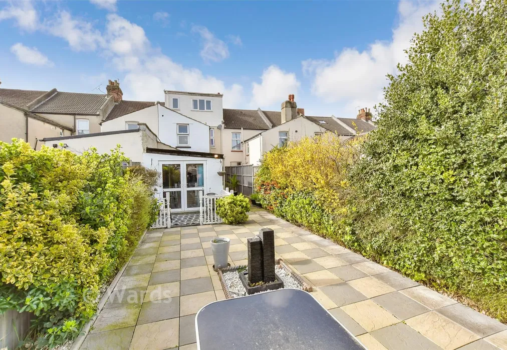 Rear Garden - Rock Avenue, Gillingham, Kent - Wards of Kent