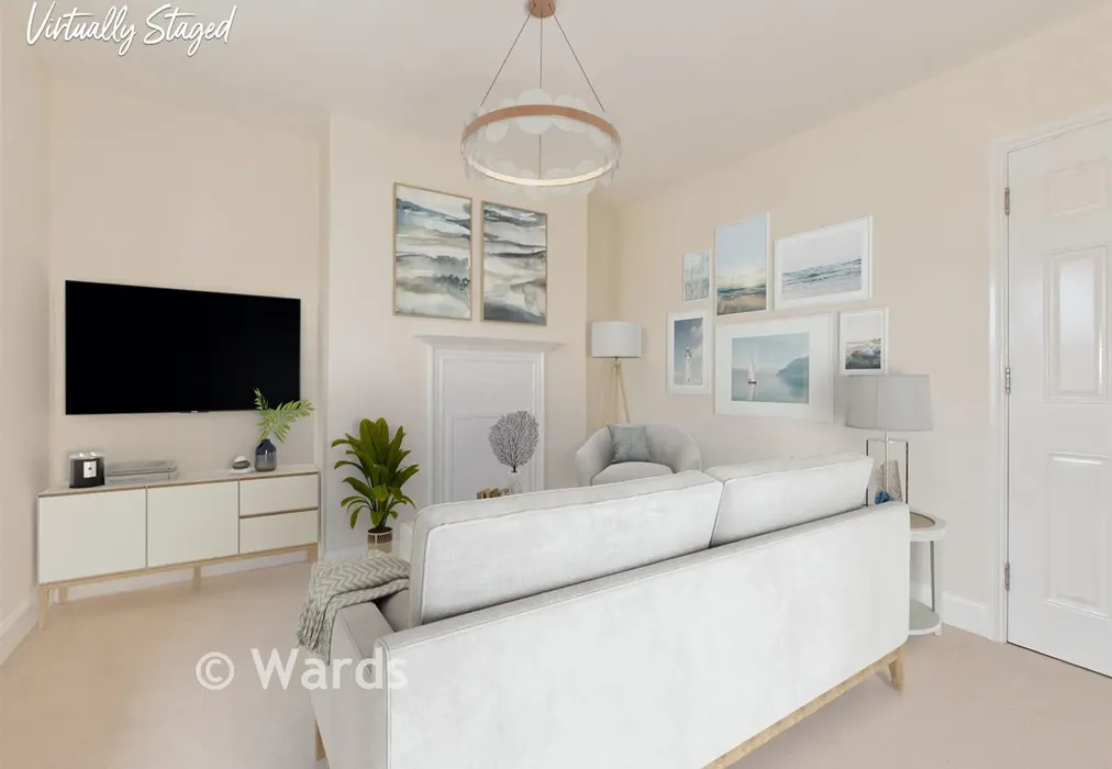 Lounge Staged - Pleydell Gardens, Folkestone, Kent - Wards of Kent