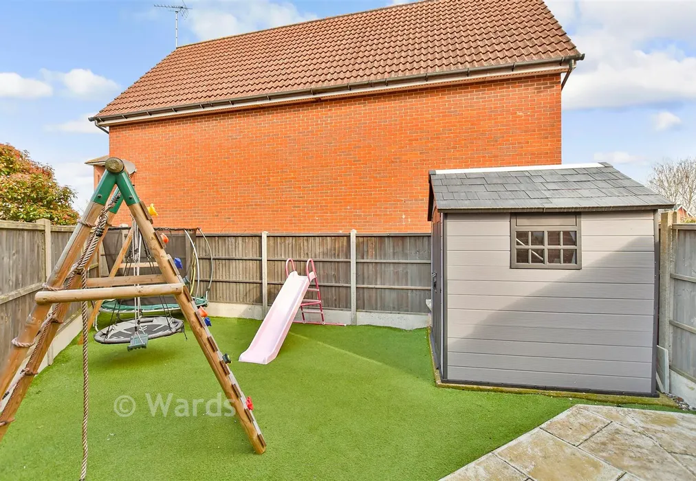 Rear Garden - Marjoram Drive, Sittingbourne, Kent - Wards of Kent
