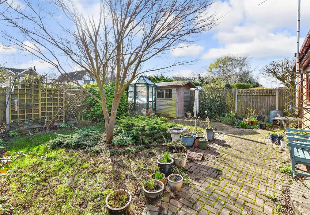 Rear Garden - Lawrence Gardens, Herne Bay, Kent - Wards of Kent