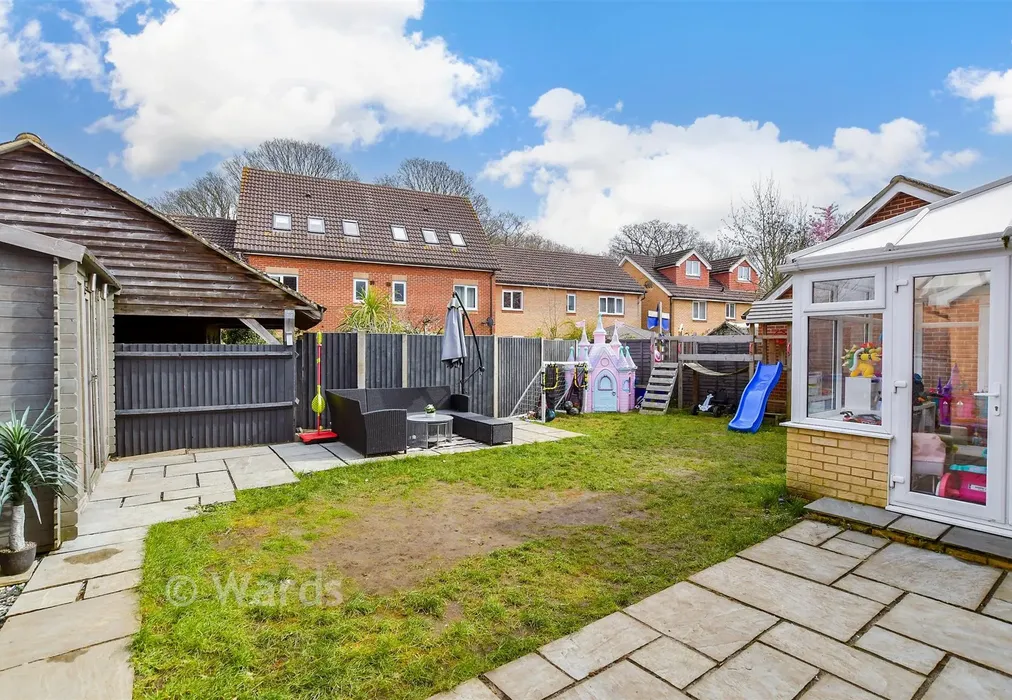 Rear Garden - Thomas Rider Way, Boughton Monchelsea, Maidstone, Kent - Wards of Kent