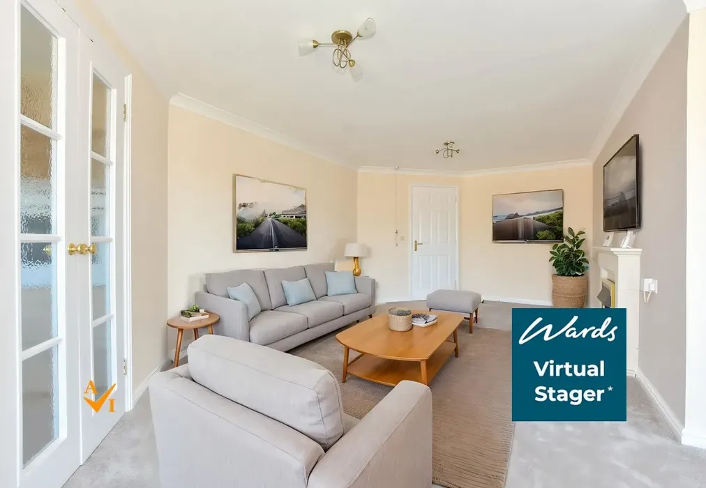 Lounge (Contemporary style) - Stanley Road, Cheriton, Folkestone, Kent - Wards of Kent